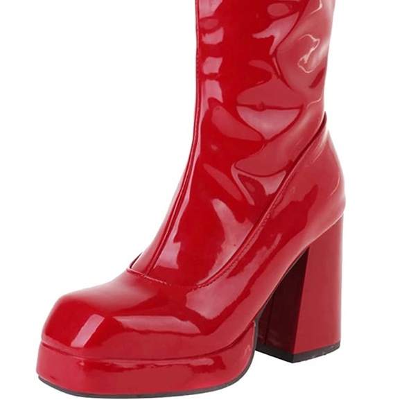 Red Gogo boots - Picture 2 of 4